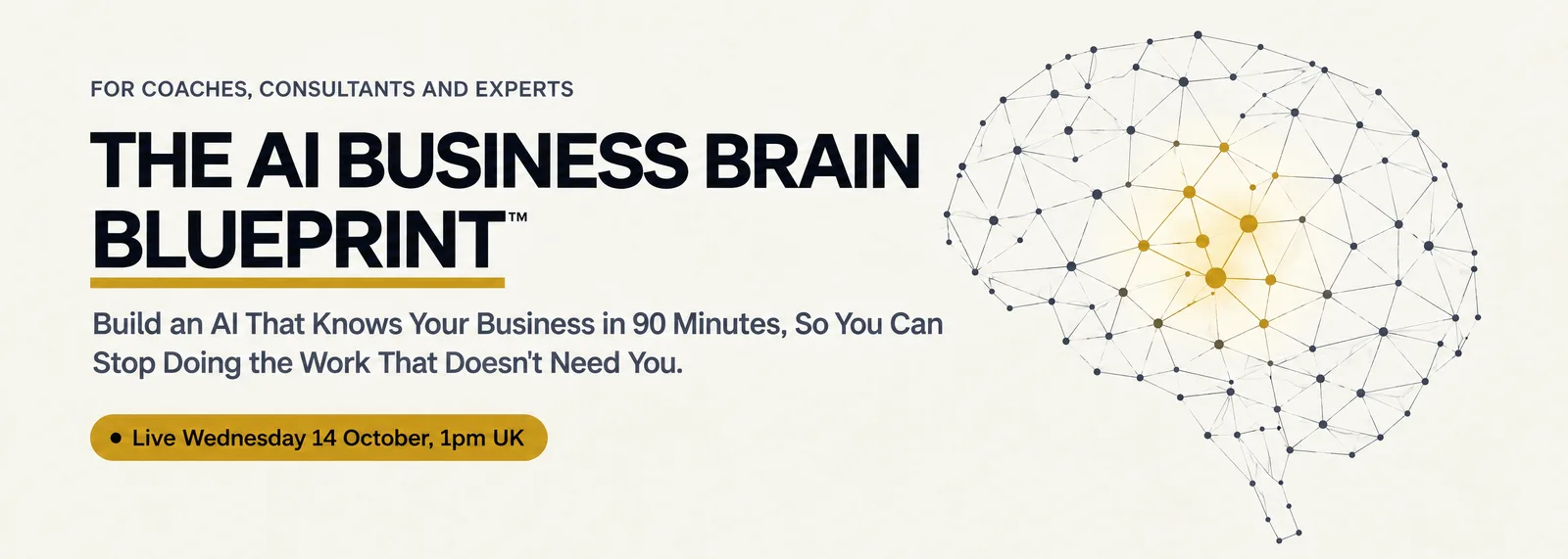 The AI Business Brain Blueprint workshop cover