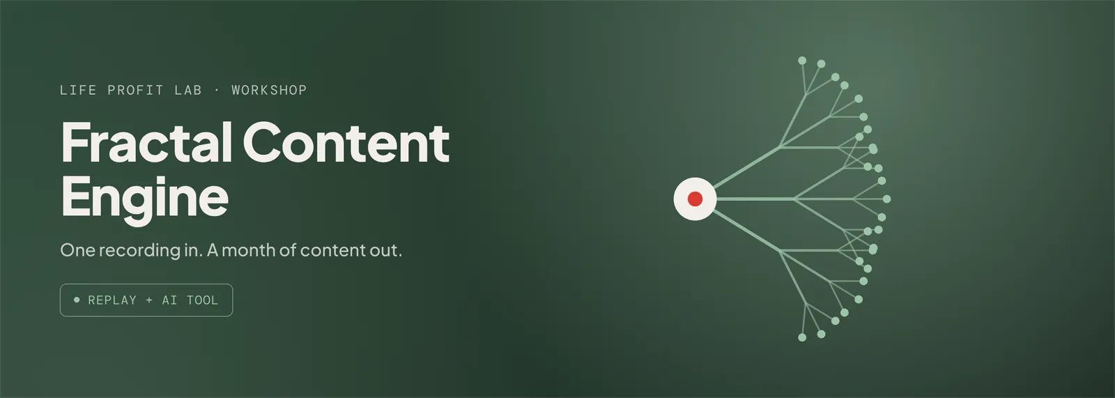 Fractal Content Engine workshop cover